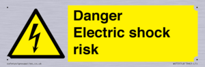Danger Electric shock risk